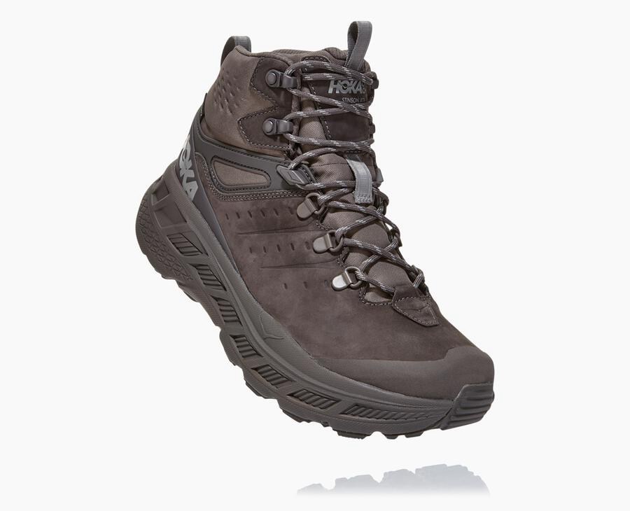 Hoka One One Yürüyüş Botları Erkek Kahverengi - Stinson Mid Gore-Tex - WA3402856